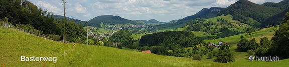 Baslerweg, Chemin de Saint-Jacques avec chien